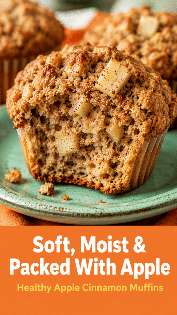 Healthy Apple Cinnamon Muffins