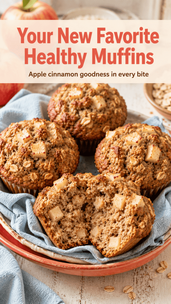 Healthy Apple Cinnamon Muffins