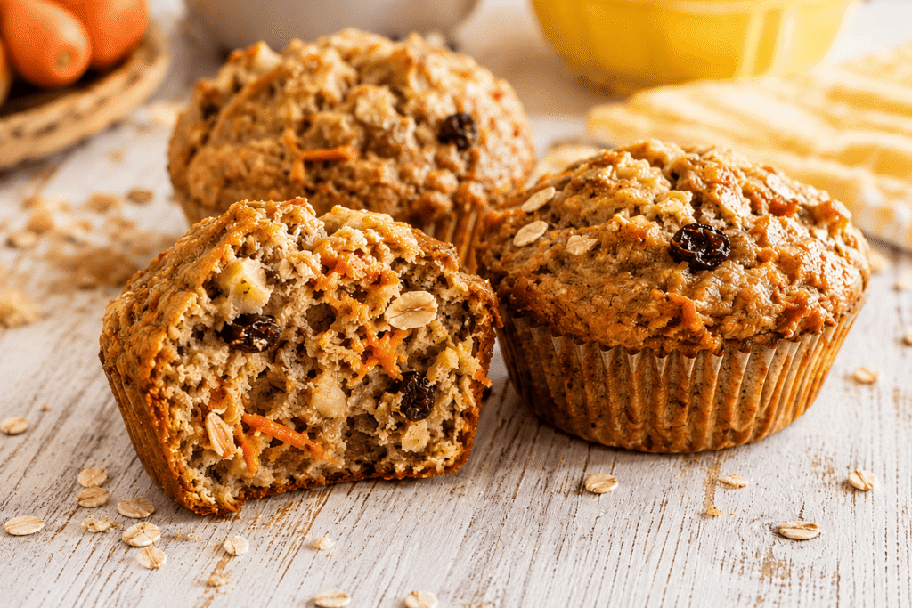 Healthy Morning Glory Muffins