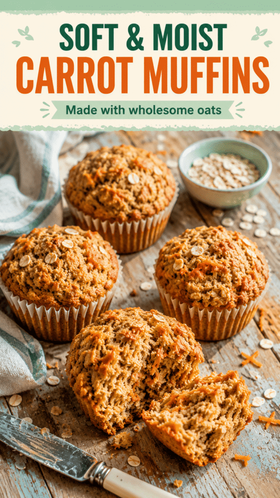 Oatmeal Carrot Muffins