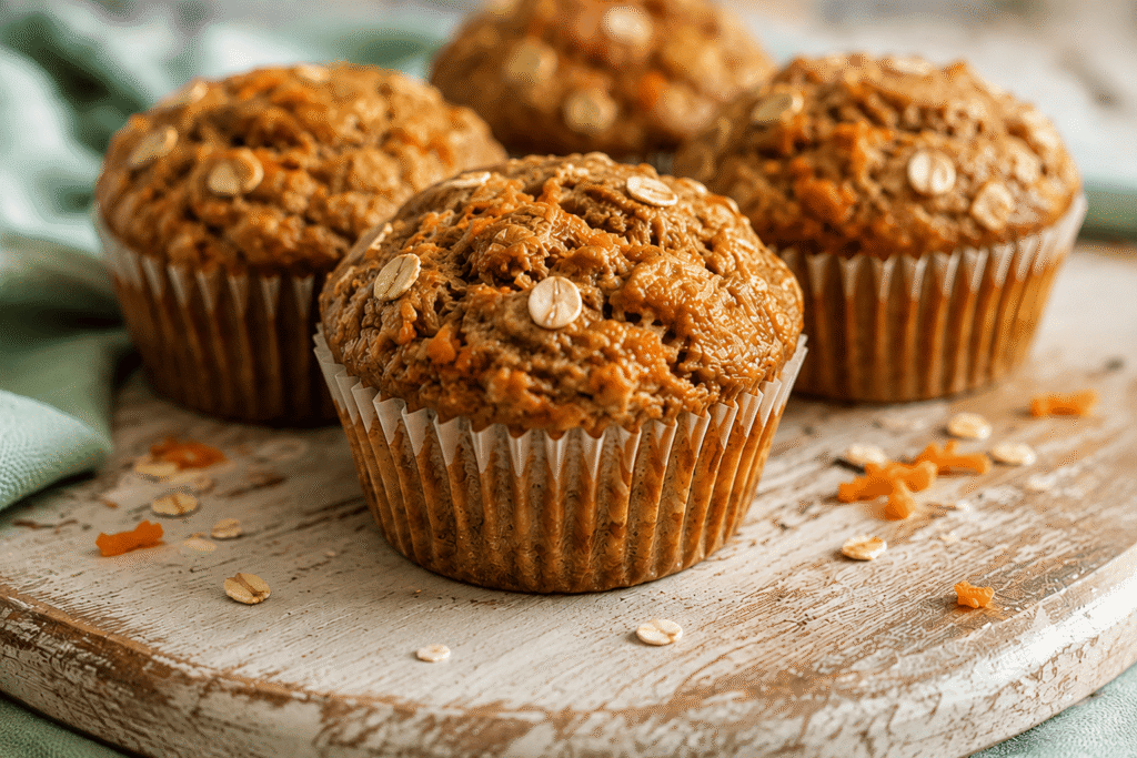 Oatmeal Carrot Muffins